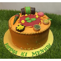 Mehndi Cake